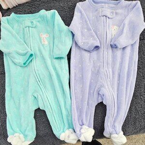 Fleece sleeper bundle, Newborn